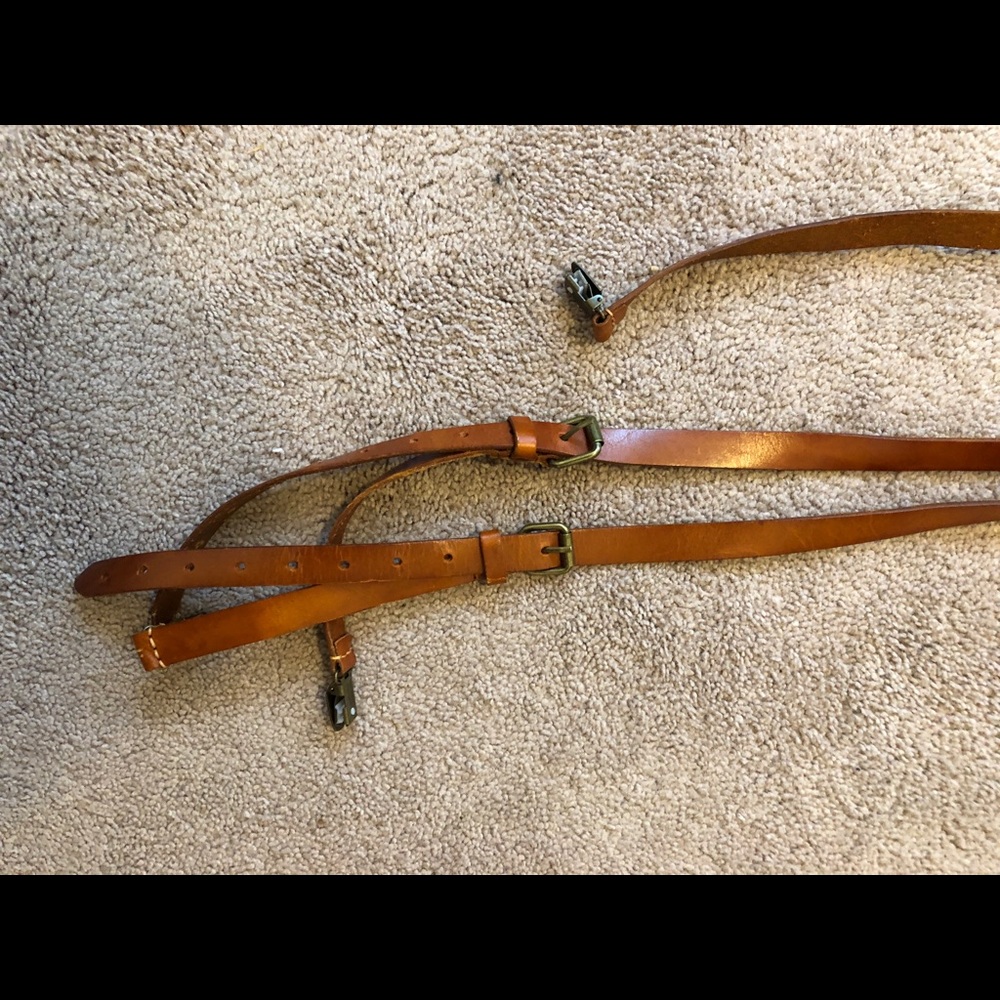 Thin Leather Suspenders size Large-XXXL